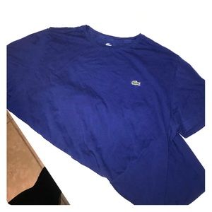 Men’s size small Lacoste T-shirt in royal blue